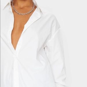 Prettylittlething | Oversized Button Up Shirt